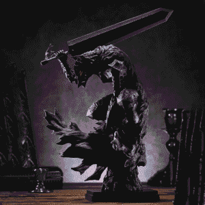 23cm Berserk Guts Berserker Armor Anime Figure Collectible Action Model Toy