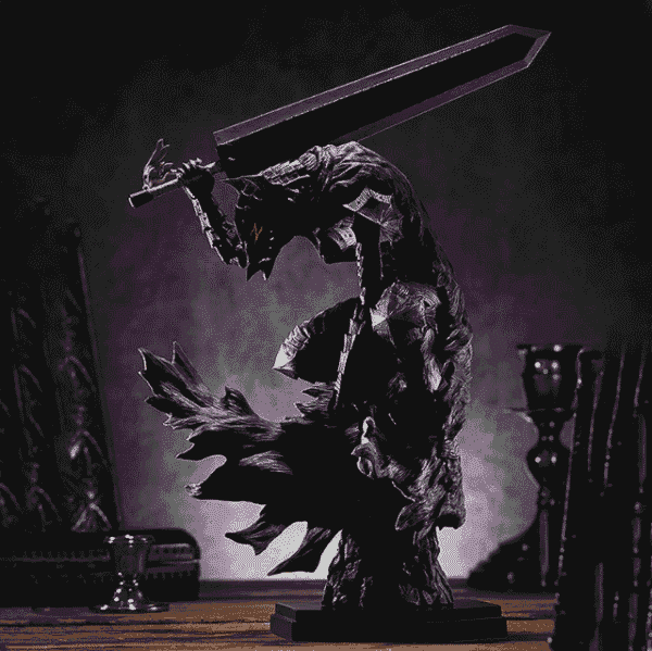 23cm Berserk Guts Berserker Armor Anime Figure Collectible Action Model Toy