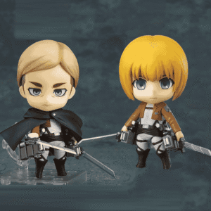 Attack on Titan Figures – Hanji Zoe #1123 & Erwin Smith #775 PVC Collectible Models