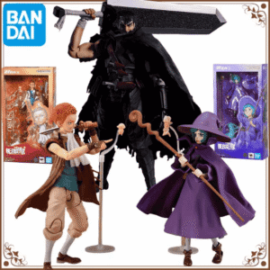 Bandai SHF Berserk Figures – Guts, Isidro & Schierke Collectible Anime Models 12.5cm