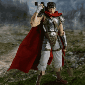 Original Bandai Berserk Guts SH Figuarts Action Figure SHF Anime Model Toy 16CM