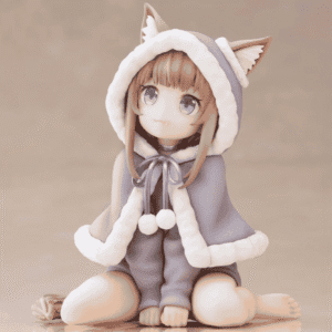 Sakura Soybean Cat Girl Figure 10cm PVC Anime Doll in Christmas Clothes