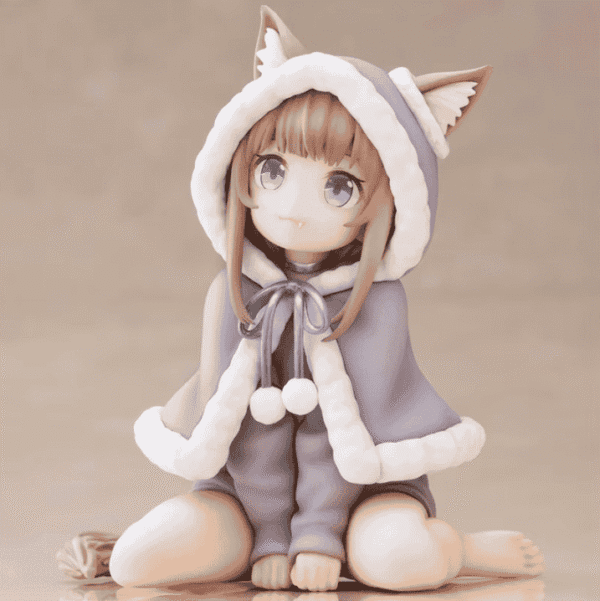 Sakura Soybean Cat Girl Figure 10cm PVC Anime Doll in Christmas Clothes