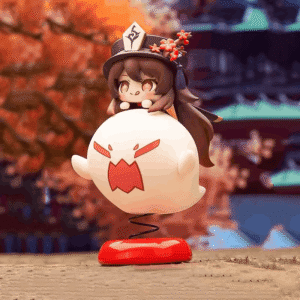 10cm Genshin Impact Hu Tao Q-Edition Figure