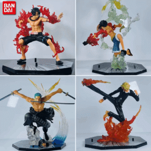 One Piece Anime Figure – Luffy, Ace, Sanji, Zoro, Sabo PVC Battle Model 14–18cm Collectible Action Figurine