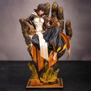 Genshin Impact Zhongli Figure 26cm PVC Anime Model Collectible Statue Toy