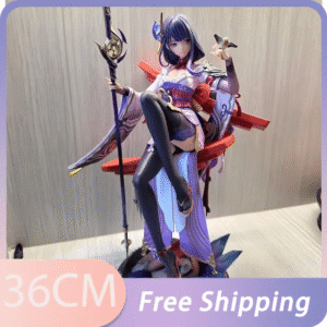 Raiden Shogun Genshin Impact 3D Figurines Anime Collectible Character Statues