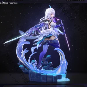 Genshin Impact Skirk Cosplay Garage Kits Mascot Figurine