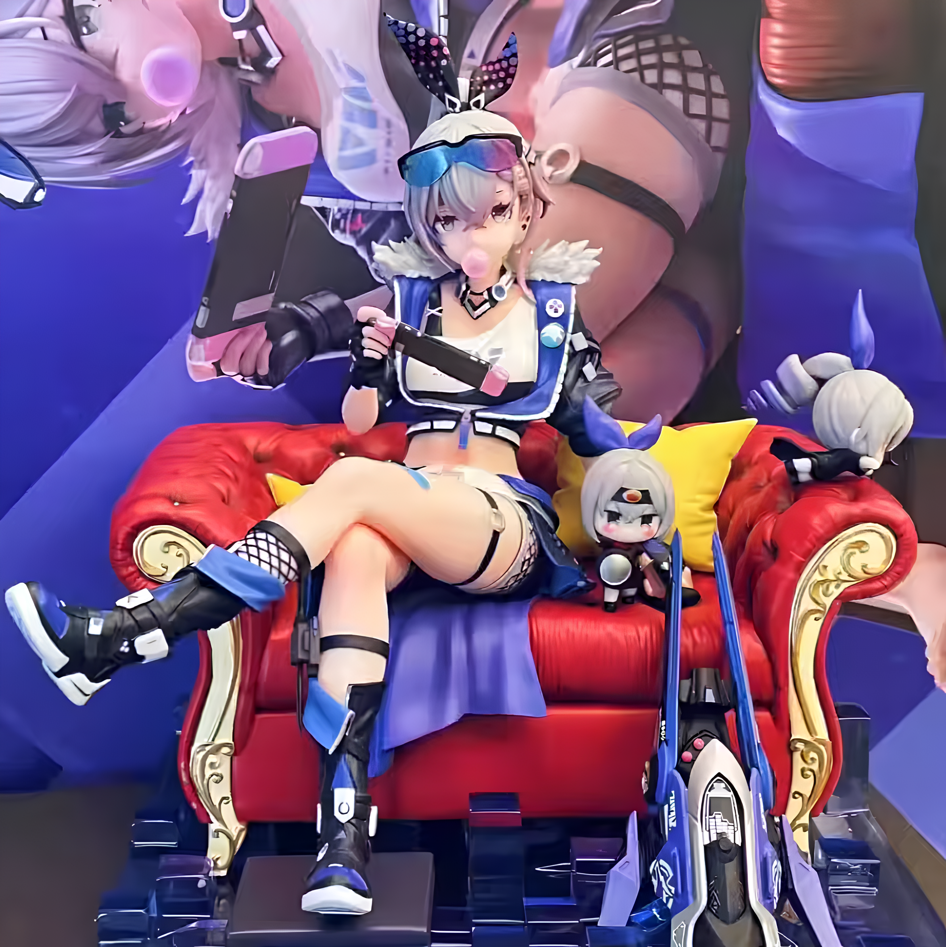 Silver Wolf Honkai Star Rail 3D Figurines Anime Game Collectible Character Statues